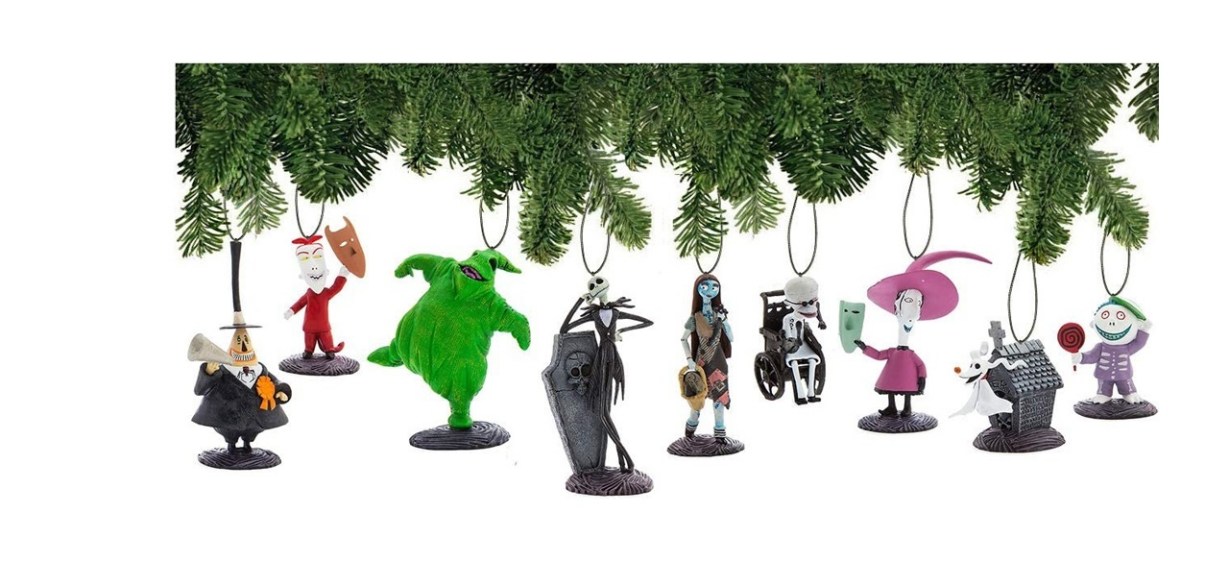 Nightmare Before Christmas Ornament Set Deluxe Holiday Decorations