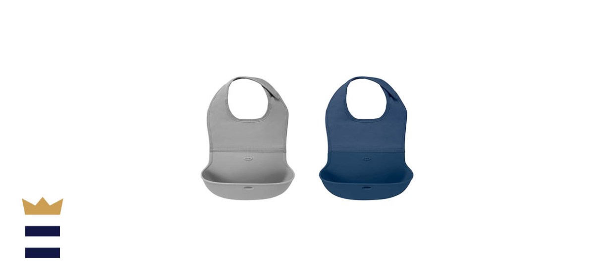 OXO Tot Roll-Up Bib, 2-Pack