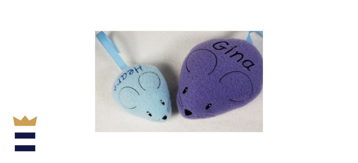 Personalized Catnip Toy Mouse
