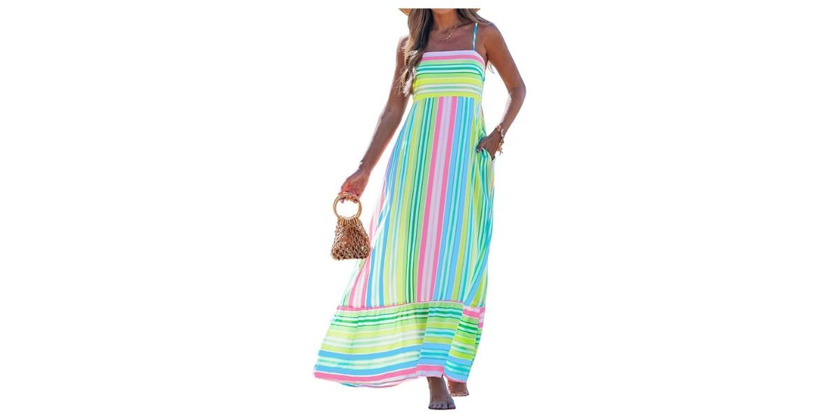 Popvil Women Summer Maxi Dress