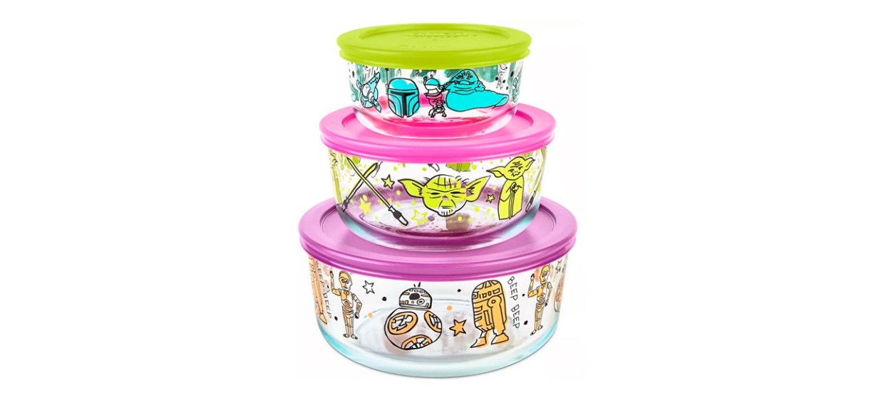 Pyrex Star Wars 6-Piece Food Storage Container Set