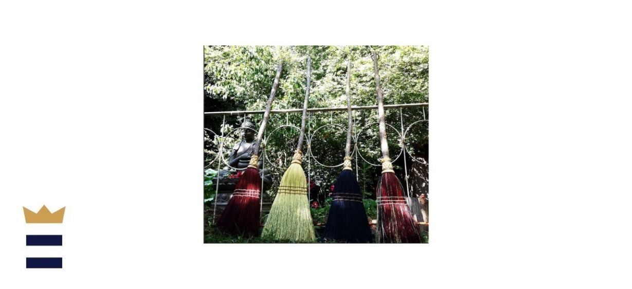 Rustic wedding broom by Broomchick  