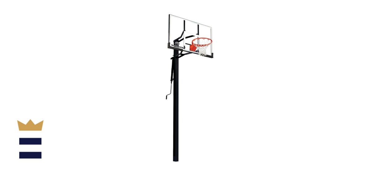 Silverback In-Ground Height-Adjustable Basketball System
