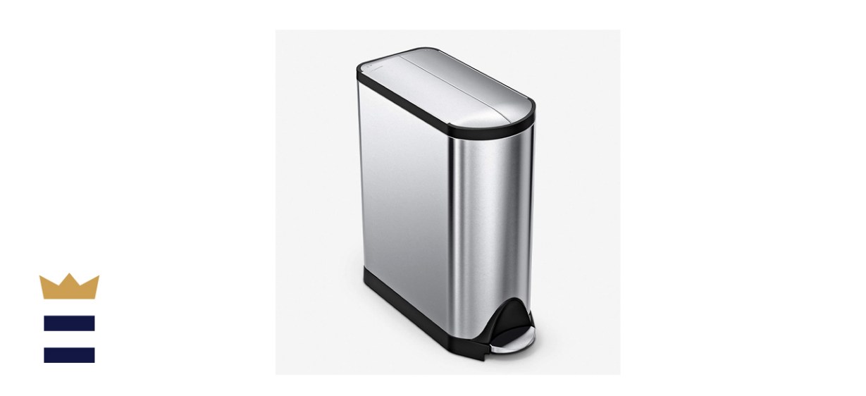 Simplehuman Butterfly Lid Recycling Trash Can