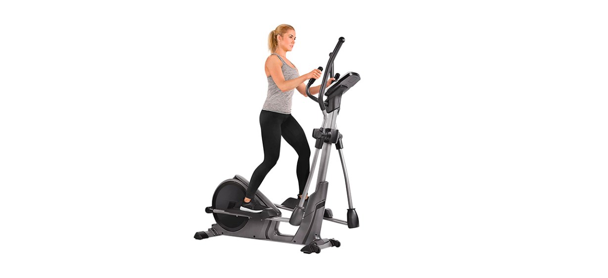 Sunny Health and Fitness Advanced Programmed Elliptical Machine Trainer