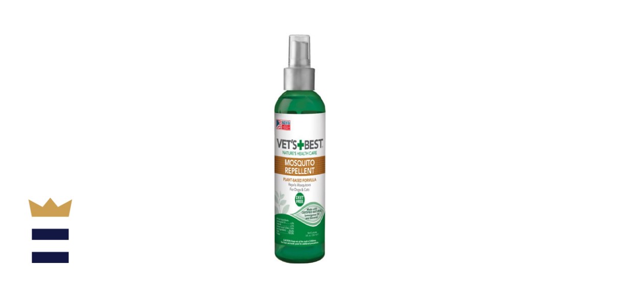 Vet's Best Natural Mosquito Repellent Spray for Dogs &amp; Cats, 8-oz bottle