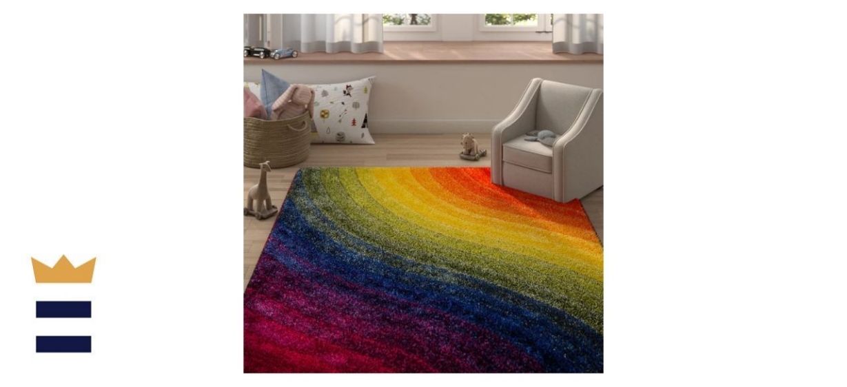 Zoomie Kids Ainsley Abstract Tufted Area Rug