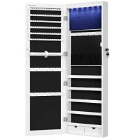Songmics Lockable Wall Mounted Jewelry Armoire