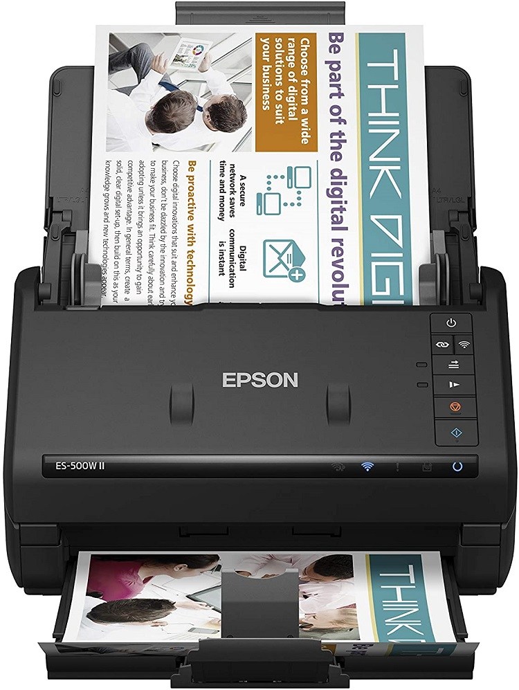 Epson WorkForce ES-500W II Wireless Color Duplex Document Scanner