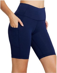 BALEAF High-Waist Compression Running Shorts