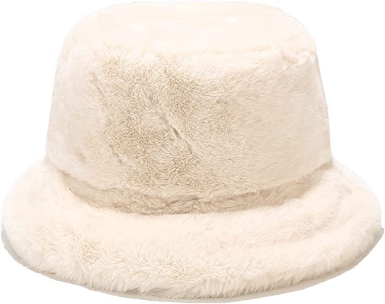 Dirholl Women&#039;s Winter Faux Fur Bucket Hat
