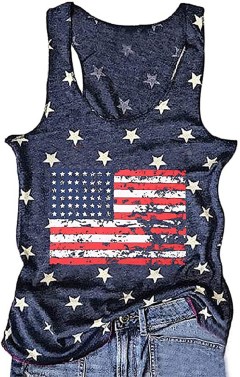 T&Twenties Women's 4th of July VestTank Top