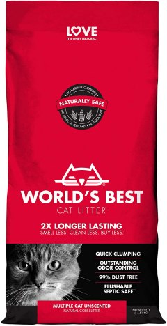 World's Best Cat Litter Multiple Cat Clumping Formula