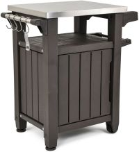 Keter Unity Portable Outdoor Bar Cart