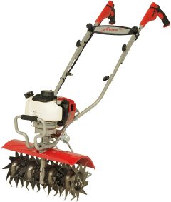 Mantis Deluxe XP 4-Cycle Tiller with Kickstand