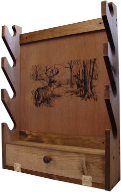 Evans Sports Wooden Gun Rack