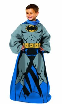 DC Comics Batman Throw Blanket with Sleeves