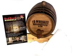 Red Head Barrels Engraved 2 Liter Charred American White Oak Aging Barrel