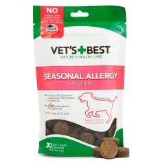 Vets Best Seasonal Allergy Soft Chew Tablets, 30 Day Supply