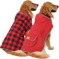 HDE Reversible Dog Raincoat