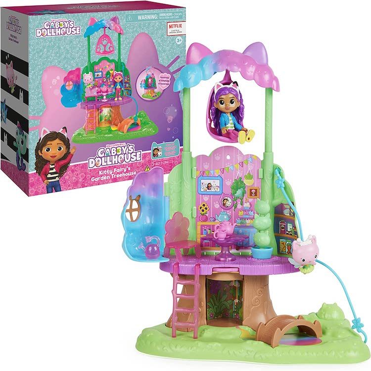 Gabby&#039;s Dollhouse Transforming Garden Treehouse Playset