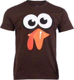 Ann Arbor T-Shirt Co. Silly Turkey Face Shirt