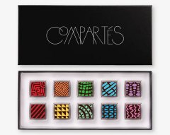 Compartés Los Angeles 10-Piece Luxury Chocolates Gift Box