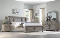 Laurel Foundry Modern Farmhouse Keever Solid Wood Platform 5 Piece Configurable Bedroom Set