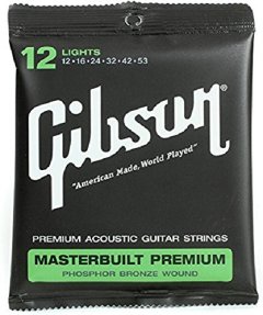 Gibson Gear Masterbuilt Premium Phosphor Bronze Acoustic Guitar Strings