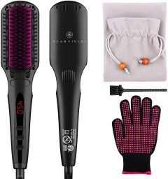 GLAMFIELDS Hair Straightening Brush