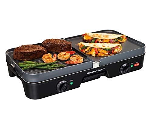 Hamilton Indoor Grill &amp; Griddle Combo