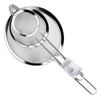 IPOW Stainless Steel Fine Tea Mesh Strainer Colander