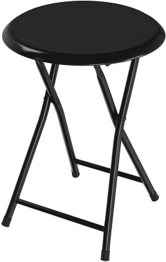 Lavish Home Home Folding Stool, 18 Inch