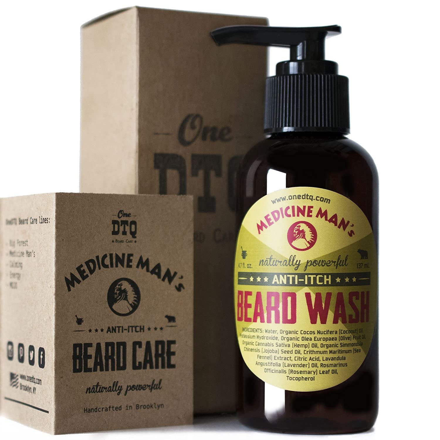 OneDTQ Medicine Man&#039;s Anti-Itch Beard Wash