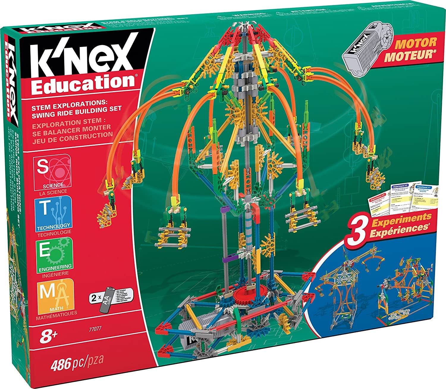 K&#039;NEX Education – STEM Explorations: Swing Ride Building Set