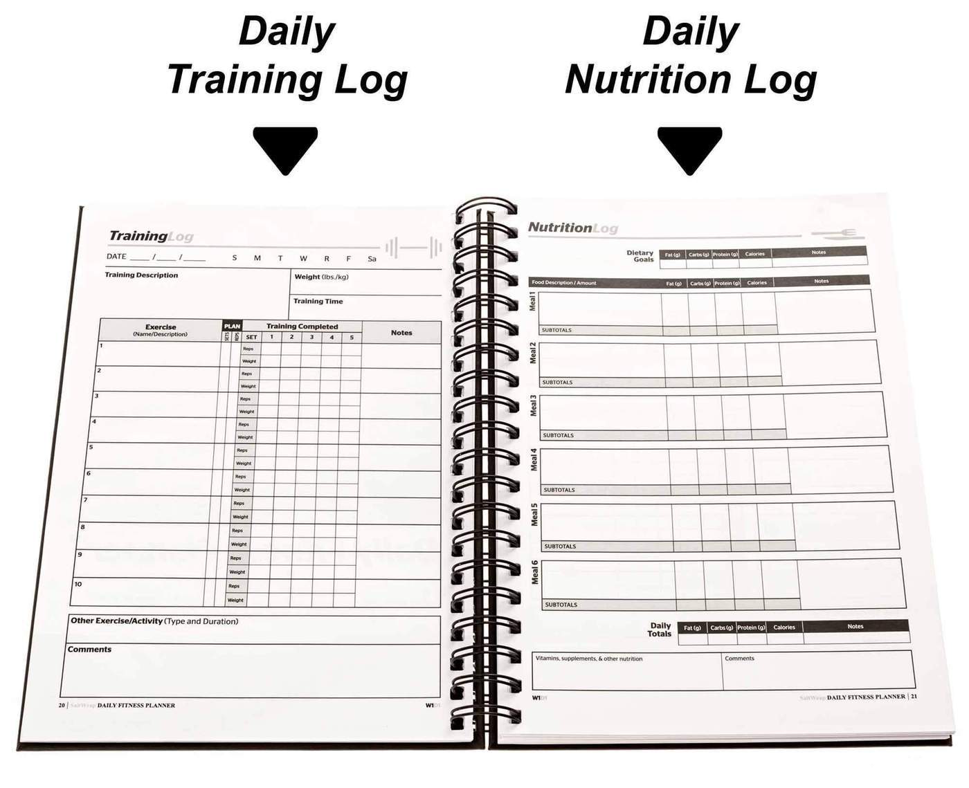 SaltWrap Gym Workout Training Log