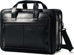 Samsonite Expandable Leather Briefcase