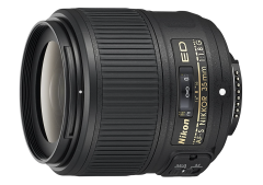 Nikon AF-S NIKKOR 35mm f/1.8G ED Fixed Zoom Lens with Auto Focus