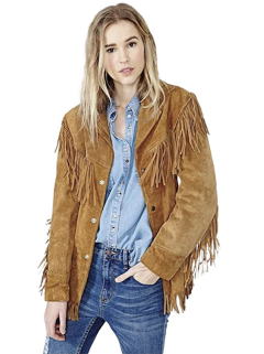 Baba Geniuse Western Suede Leather Jacket