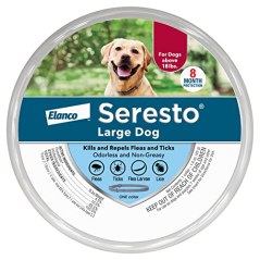 Seresto Flea and Tick Collar for Dogs, 8 Month Protection