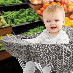 Skip Hop Feather Take Shopping Cart and High Chair Cover