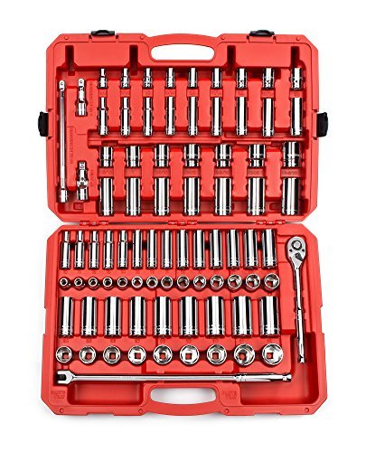 TEKTON Socket Set, Inch and Metric, 84-Piece