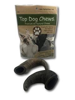 Top Dog Chews Natural Water Buffalo Horns