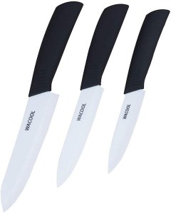 TAKIUP Ceramic Knife Set, 6 Piece Kitchen Knife Set with Sheath Covers and  Peeler Set - kitchen Chef Chef's Paring Bread Set