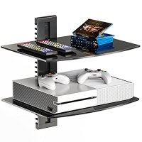 WALI Floating Shelf with Strengthened Tempered Glass
