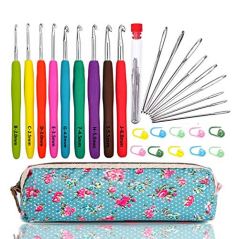 WooCrafts Crochet Hooks Set with Case