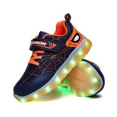 Girl's Rechargeable Color Changing Light Up LED Athletic Shoe